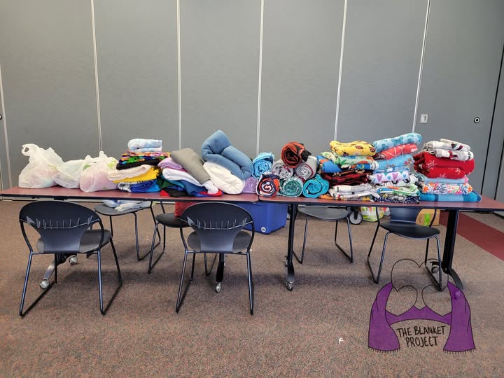 Staff working with clients